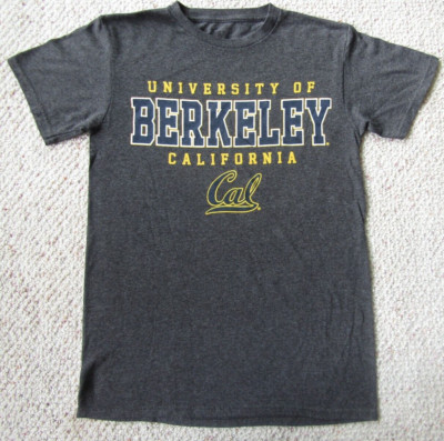 Cal Berkeley Gray T Shirt. Ladies Small Slim Fit. MV Sport.