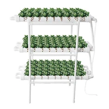Hydroponic Site Grow Kit Hydroponics System 108 Plant Sites 3 Layers PVC-U Pipe