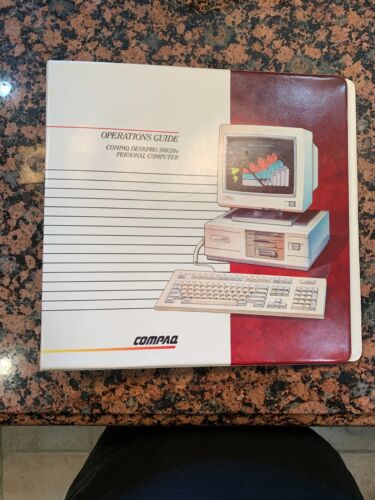 Compaq Deskpro Operations Guide 386/20e - Rare - Picture 1 of 4