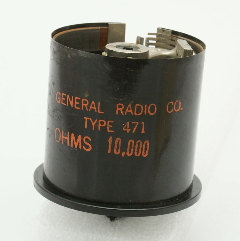 General Radio Co. Type 471 10k ohms potentiometer