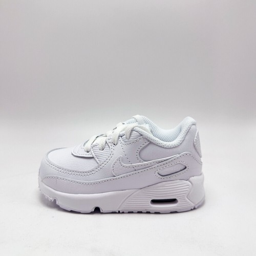 New Nike (TD) Toddler Kids Air Max 90 Triple White - 第 4/5 張圖片