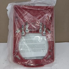 NEW SIMPLEX 49MP-SVWR HORN SPEAKER STROBE SV WALL MOUNTING PLATE RED 07431684