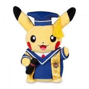 pikachu graduation plush