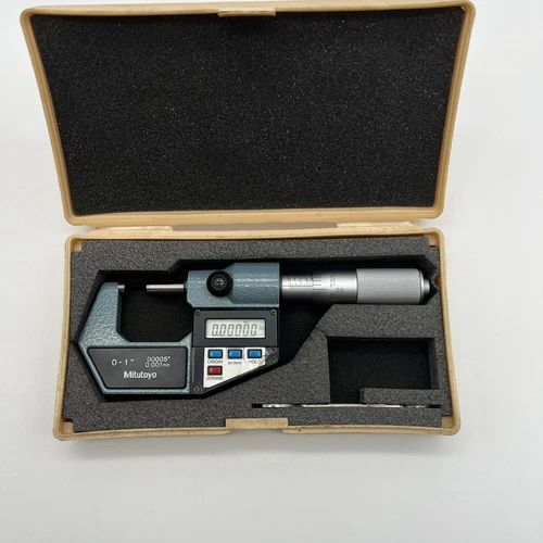 Mitutoyo 293-765-10 Digital Electronic Micrometer 0-1" Range