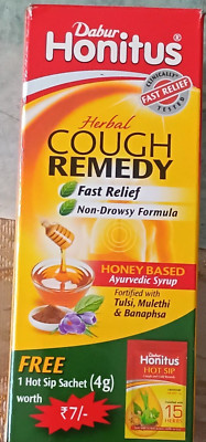 100 % Natural Dabur Honitus Herbal Cough Remedy 100 ML