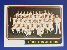 ⚾ 1974 Topps Baseball Base Card #154 Houston Astros Team - EXMT or better ⚾