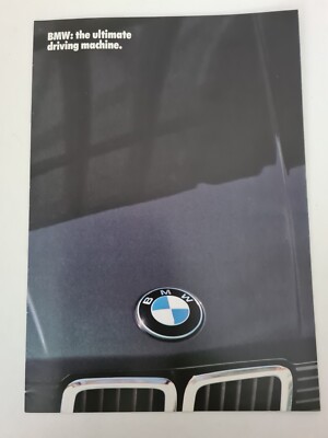BMW: the ultimate driving machine - USA Prospekt 02/1986 (AU2085)