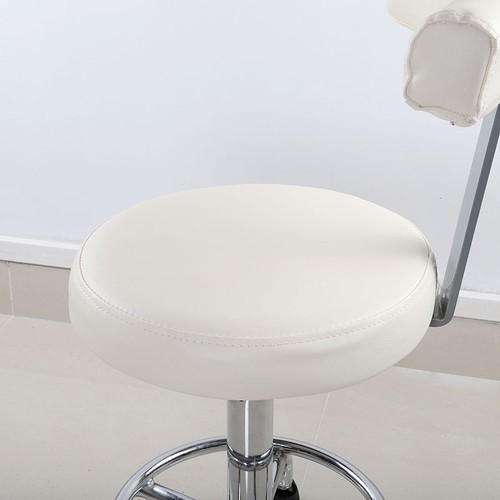Beauty Salon Swivel Stool with Back Adjustable Barber Tattoo Hairdressing Chairs - Picture 10 of 18