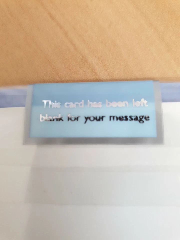 Blank Greeting Thank You Note Birthday Card - Image 4 of 4