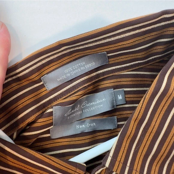 Camisa masculina Daniel Cremieux manga longa excelente estado tamanho médio - Imagem 2 de 4