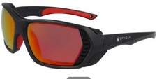 NEW SPYDER SP6008 020 POLARIZED Black Sunglasses w/Red Lenses  Spyder Case