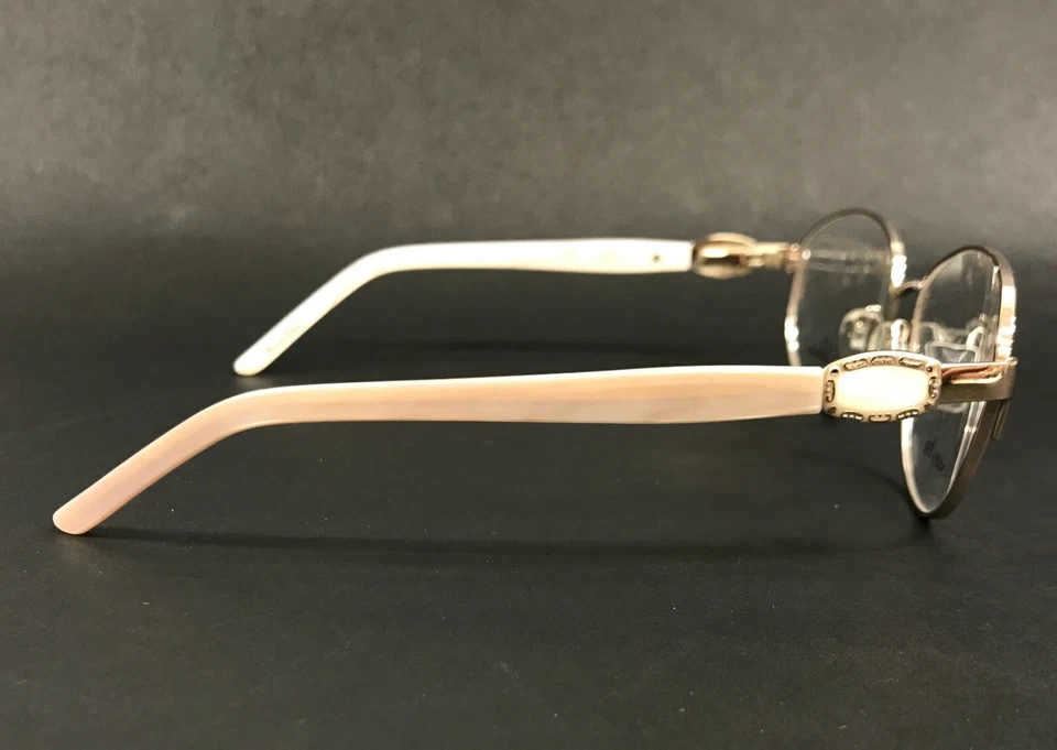 Monturas de gafas Sophia Loren M287 057 borde de alambre redondo dorado pálido desnudo 56-16-135 Foto 3 de 4