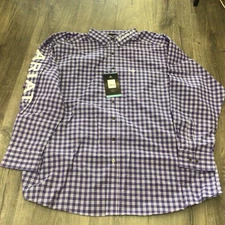 Ariat Mens Pro Team Blane Classic Long Sleeve Button Up Shirt Purple Size 2XL