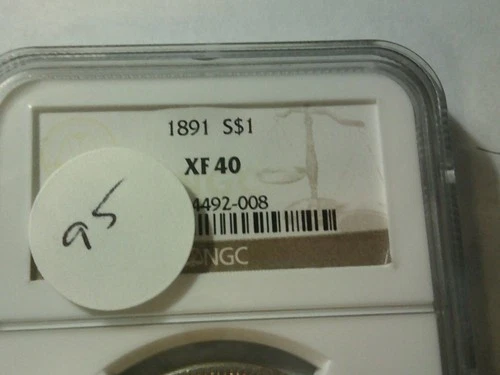 1891-P Morgan Dollar NGC XF-40