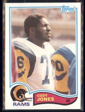 1982 Topps - Cody Jones #381