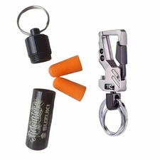Relentless Suzuki Metal Case With Earplugs and Keychain