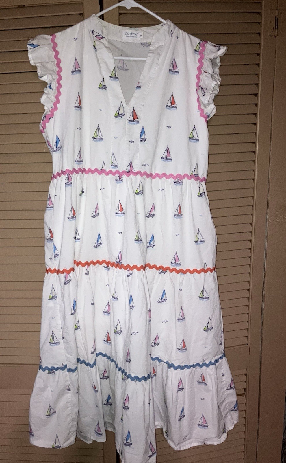 Shop The Mint Midi Dress Sailboat SOLD OUT ONLINE Perfect Condition - Medium image 4