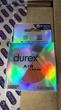 Durex Air Wide Condoms 6 packs of 3 -18 Comdoms Total