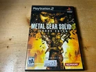 Metal Gear Solid 3: Snake Eater PlayStation 2 PS2, 2004  CIB Tested Ships Free