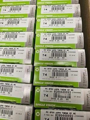 Essilor Transitions 8 GRAY and STYLE colors in poly- FREE shipping!