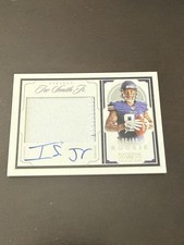 Irv Smith Jr 2019 National Treasures Crossover Patch auto Autograph #96/99