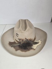 Charlie 1 Horse RARE Vintage Custom 10X Beaver Cowboy Hat Size 7 1/4 No Box