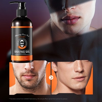 Men 1Pcs Silky And Moisturised Beard 210ml With Aloe Vera Essence Shaving Gel