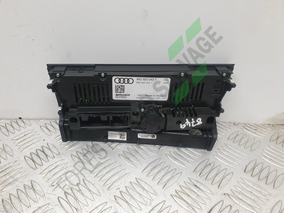 2013 AUDI A5 HEATER / AC CONTROLER 8K2820043T - Image 2 of 4