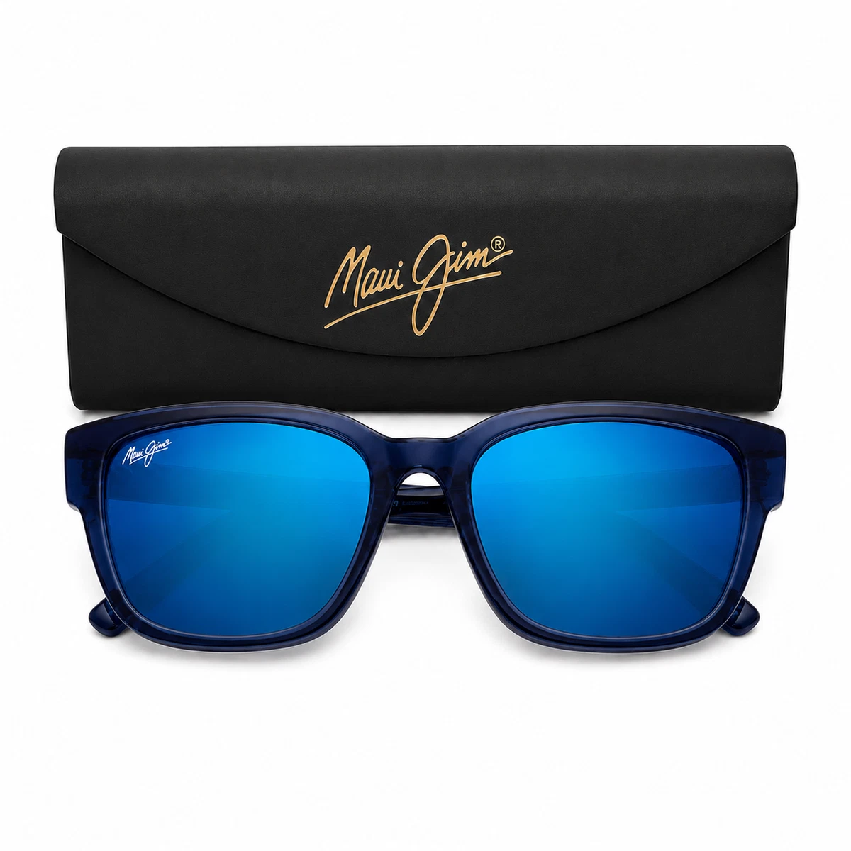 Maui Jim Translucent Navy Cat-Eye Sunglasses Maui Jim Cat Eye-Frame Women Sunglasses - Navy /Grey main image 3