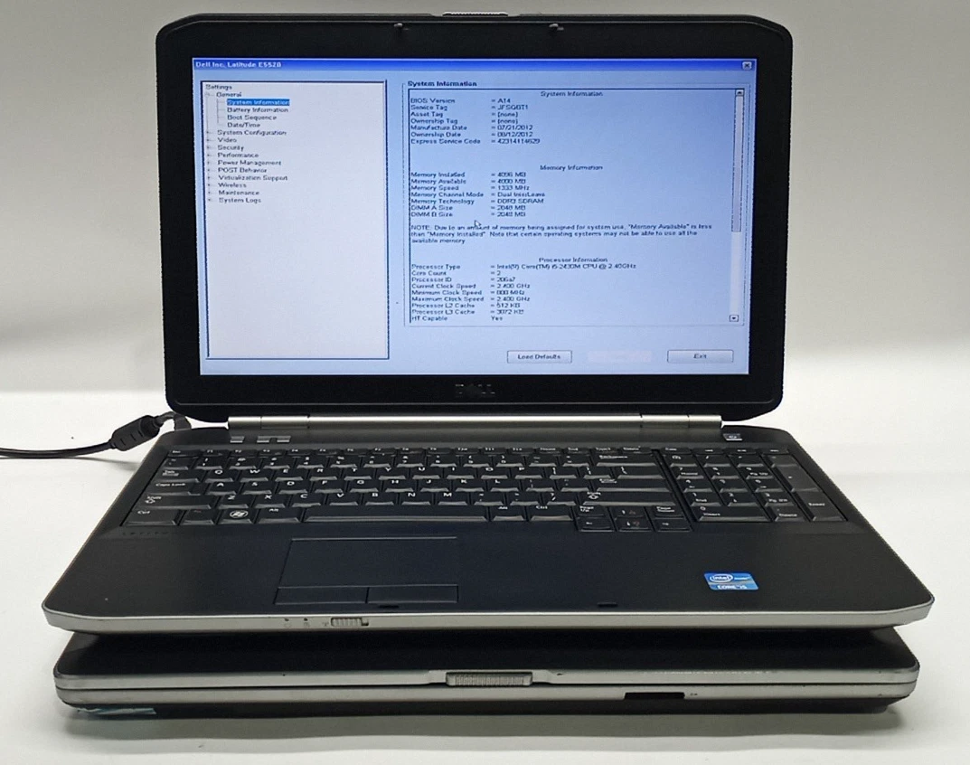 Dell Intel Core i5 2nd Gen. 4GB RAM PC Laptops & Netbooks for sale