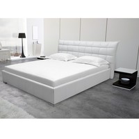 Leder Design Bett Doppel Betten Luxus Ehe Modernes Hotel Gestell Schlaf Zimmer