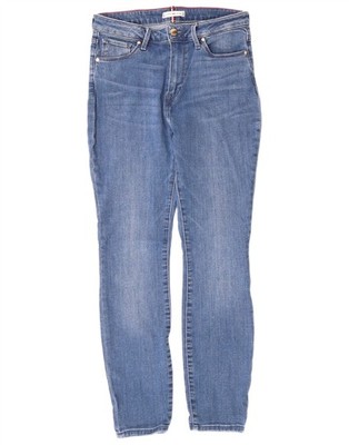 Tommy Hilfiger Damen Harlem Skinny Jeans W29 L28 Blau Baumwolle PT10