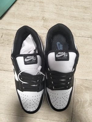 Nike Dunk Low Herren Sportschuhe - White/Black-White, EU 40
