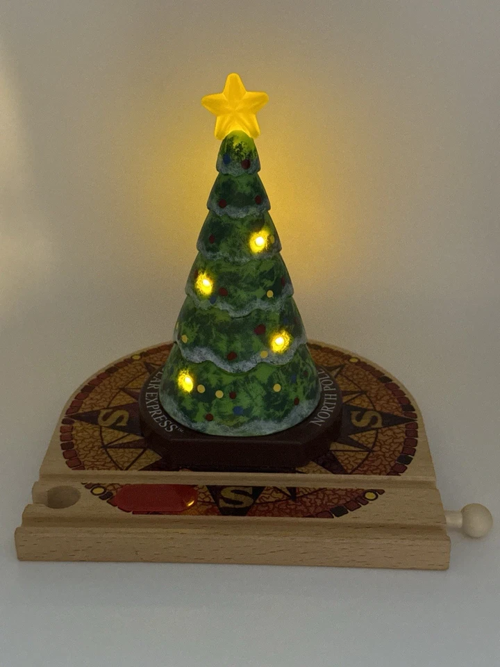 Lote de 16 piezas de vías de tren de madera BRIO Polar Express Polo Norte ¡Ver todas las fotos! Foto 2 de 4