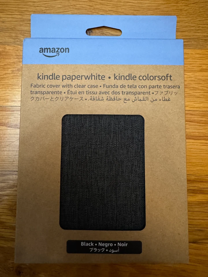 All-New, Clear back case for Kindle Paperwhite (2024), Kindle Colorsoft Fabric - Image 2 of 4