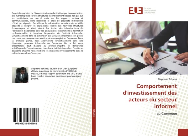 Stephane Tchamy | Comportement D'investissement Des Acteurs Du Secteur Informel-image