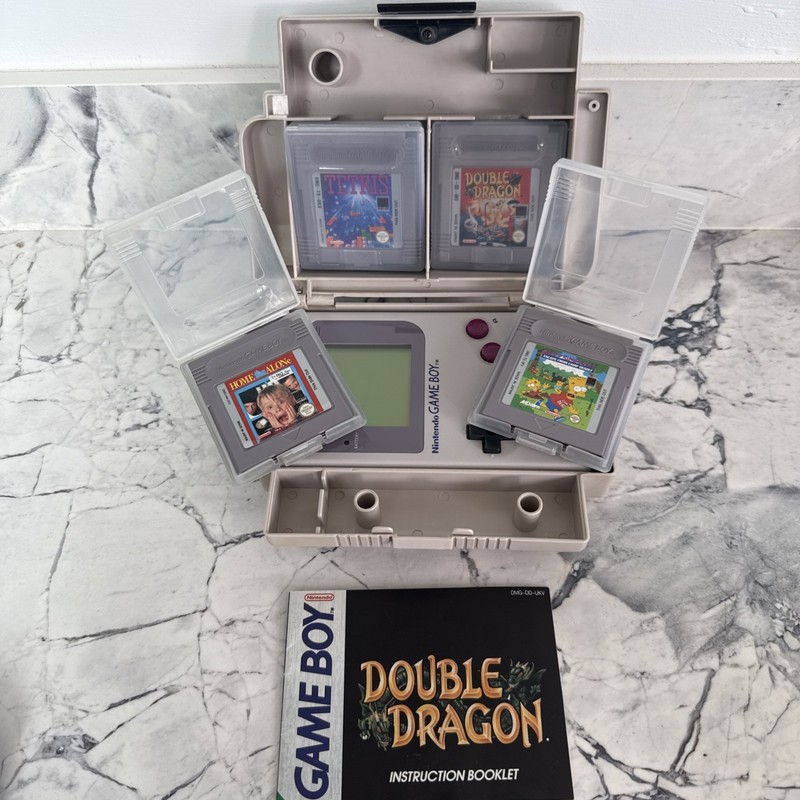 Original Nintendo Game Boy DMG-01 Fully Cleaned & Serviced – Nostalgia bundle