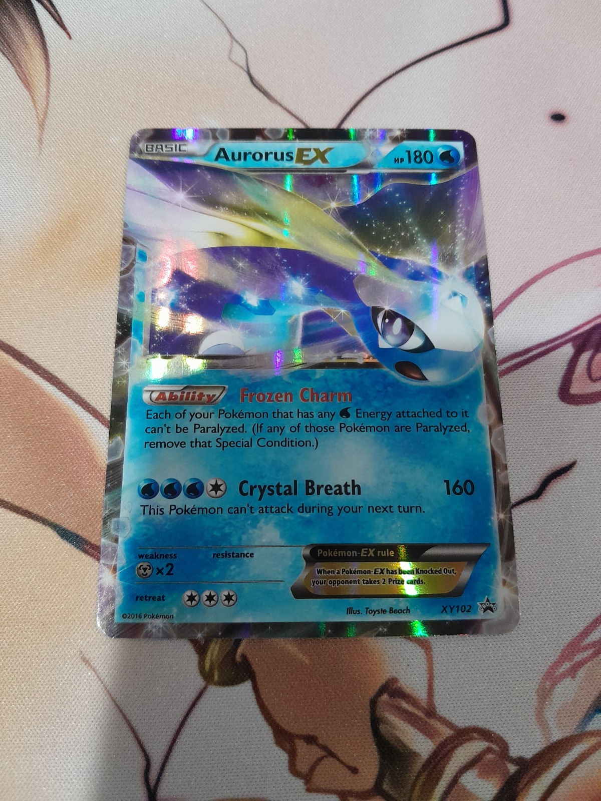 Pokemon Aurorus Ex XY102 - XY Promos English Holo Foil Rare