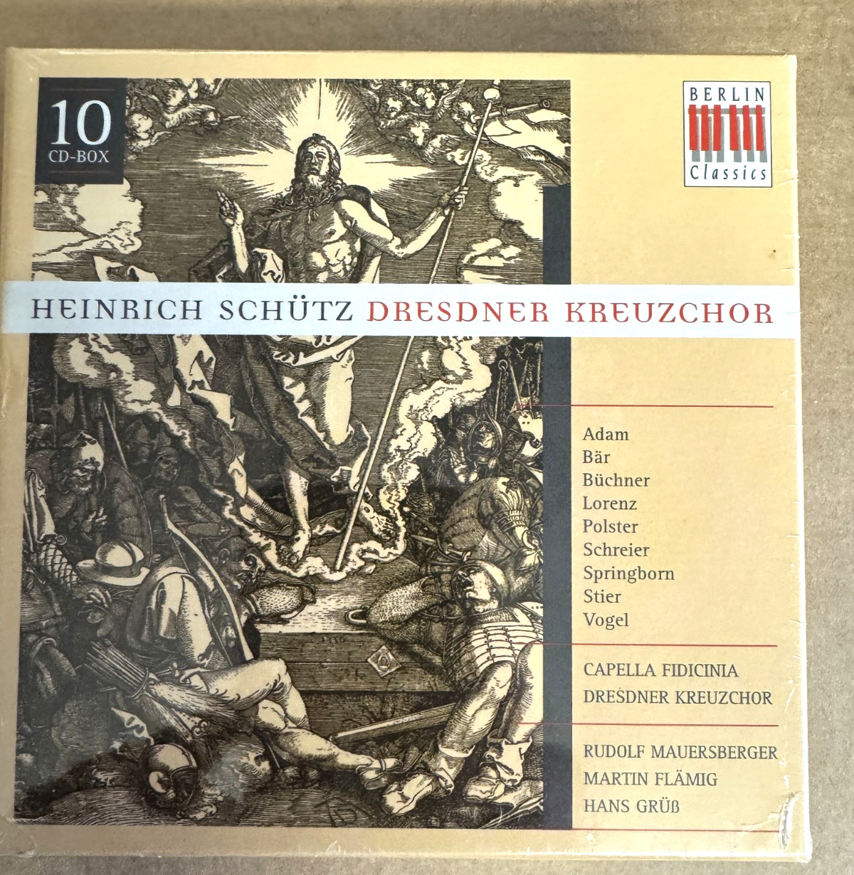 Heinrich Schütz Dresdner Kreuzchor 10 CD box set NEW