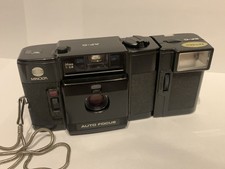 Minolta AF-C + Minolta EF-C Flash Full Working Order! Tested! New Seals! Clean