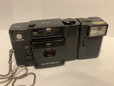 Minolta AF-C + Minolta EF-C Flash Full Working Order! Tested! New Seals! Clean