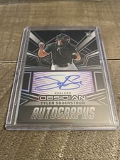 2023 Panini Chronicles - Obsidian Autographs Tyler Soderstrom #OA-TY Electric...