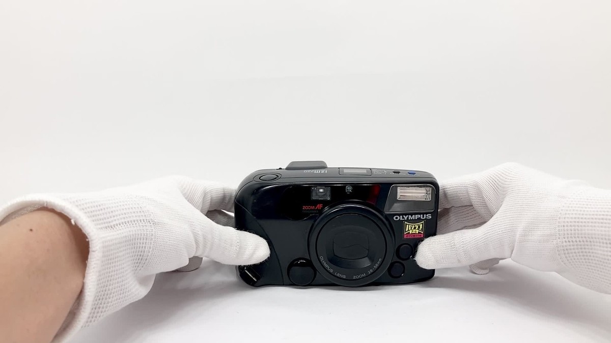 家具 OLYMPUS IZM220 Olympus IZM 220 Panorama Zoom Compact Film Camera [EXC+++++