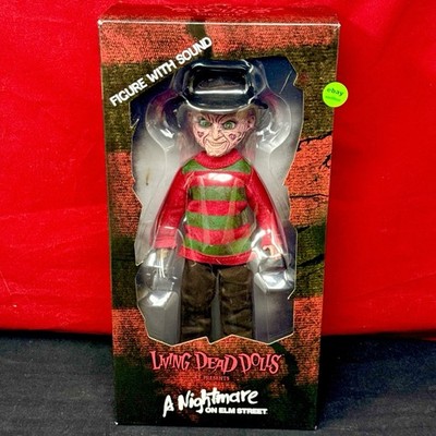 Mezco Living Dead Dolls A Nightmare On Elm Street Talking Freddy