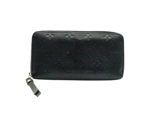 Louis Vuitton Wallet Zippy M60545 Monogram Empreinte Infini Navy 801672