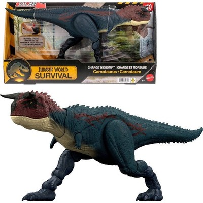 Jurassic World Survival Charge N Chomp Carnotaurus, Roar Running Attack JKG85  