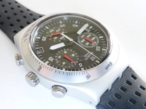 Swatch Irony Chrono Wildly YCS4024 Quarzuhr 1,57" Gehäuse gut gebraucht - Bild 4 von 10