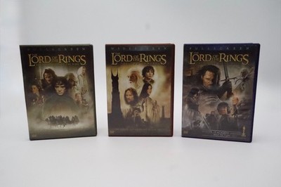 Lord of the Rings Trilogy DVDs Fullscreen Widescreen Fellowship Two Towers King