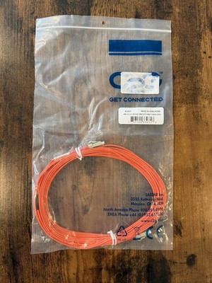 Lot of  20 - 5M LC-LC 50/125 OM2 DPX Fiber Optic Cables Duplex