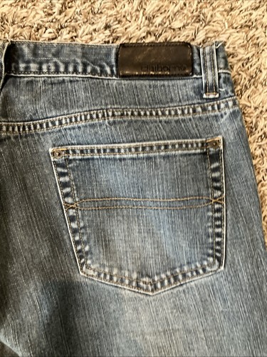 Claiborne Jeans Herren Blau 36x33 (36 x 34 Etikett) Denim Faded Straight Hose Vintage - Bild 8 von 16